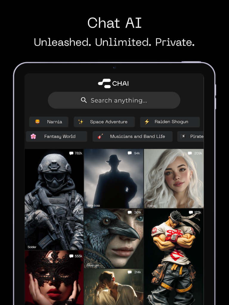 تطبيق Chai Chat AI مهكر